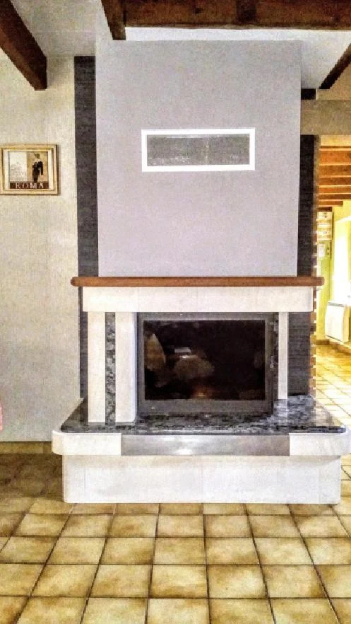Installation d'un insert à bois
